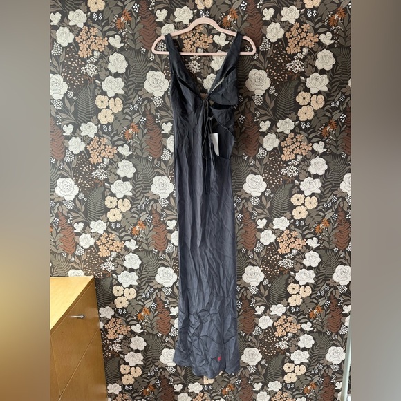 NWT Christopher Esber Triquetra Contoured Tank Dress in Charcoal size 6 - Picture 5 of 11